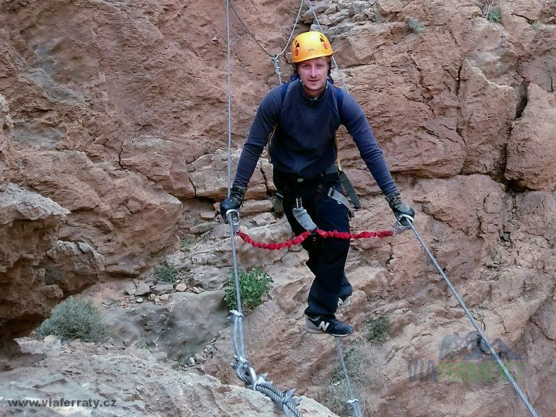 Via ferrata Todgha Gorge Morocco