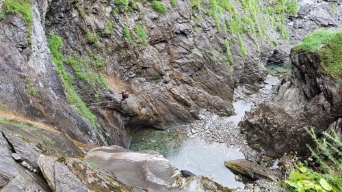 Via ferrata Möllschlucht Klettersteig