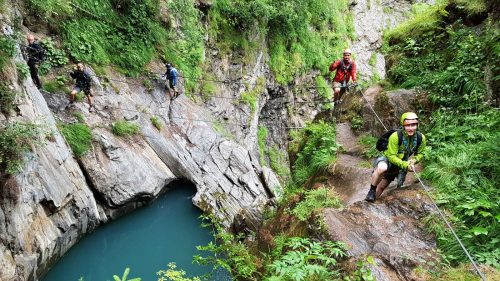 Via ferrata Möllschlucht Klettersteig