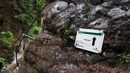 Via ferrata Möllschlucht Klettersteig