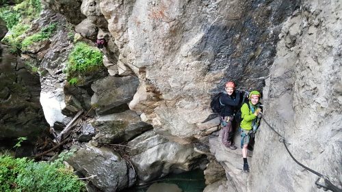 Via ferrata Möllschlucht Klettersteig