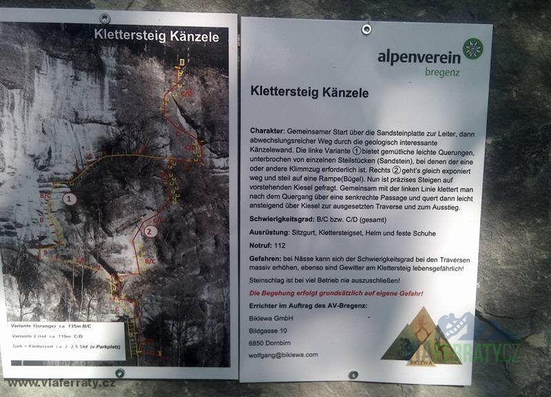 Via ferrata Känzele