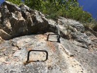 Via ferrata Ganghofersteig závěrečné kramle