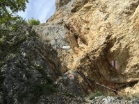 Via ferrata Hanselsteig nástup