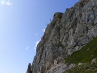 Via ferrata Col Rodella - z profilu