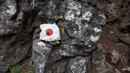 Höhenglücksteig klettersteig značení