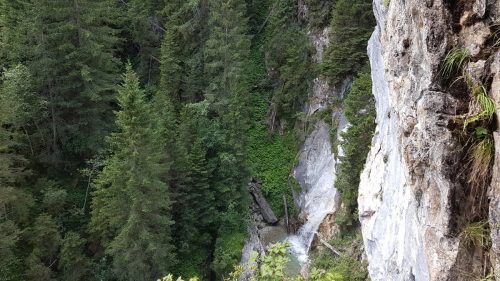 Weiße Wand Klettersteig