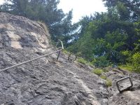 Weiße Wand Klettersteig